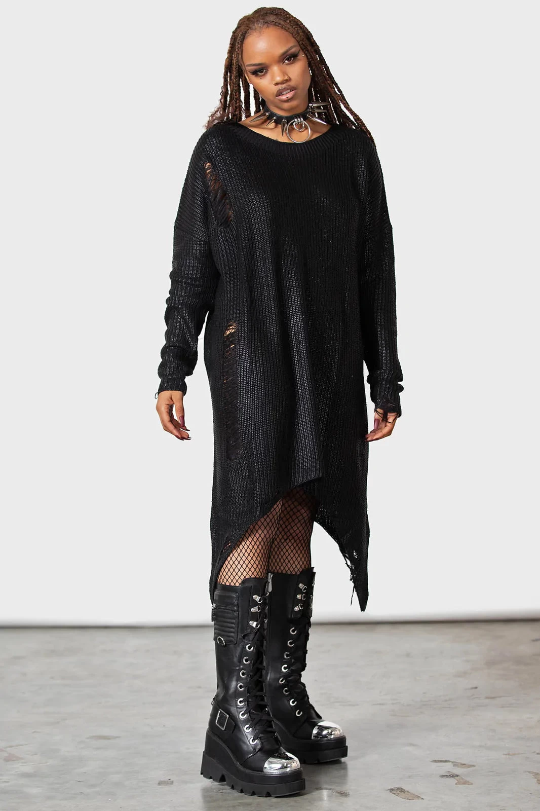 Darkar Foil Knit Sweater - Image 3