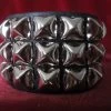 Three Row Pyramid Wristband