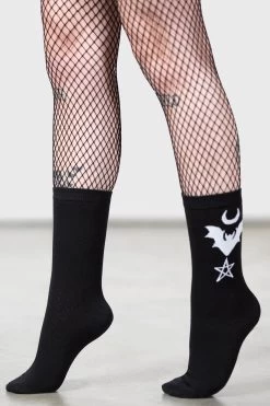 Bat Magic Socks - Black