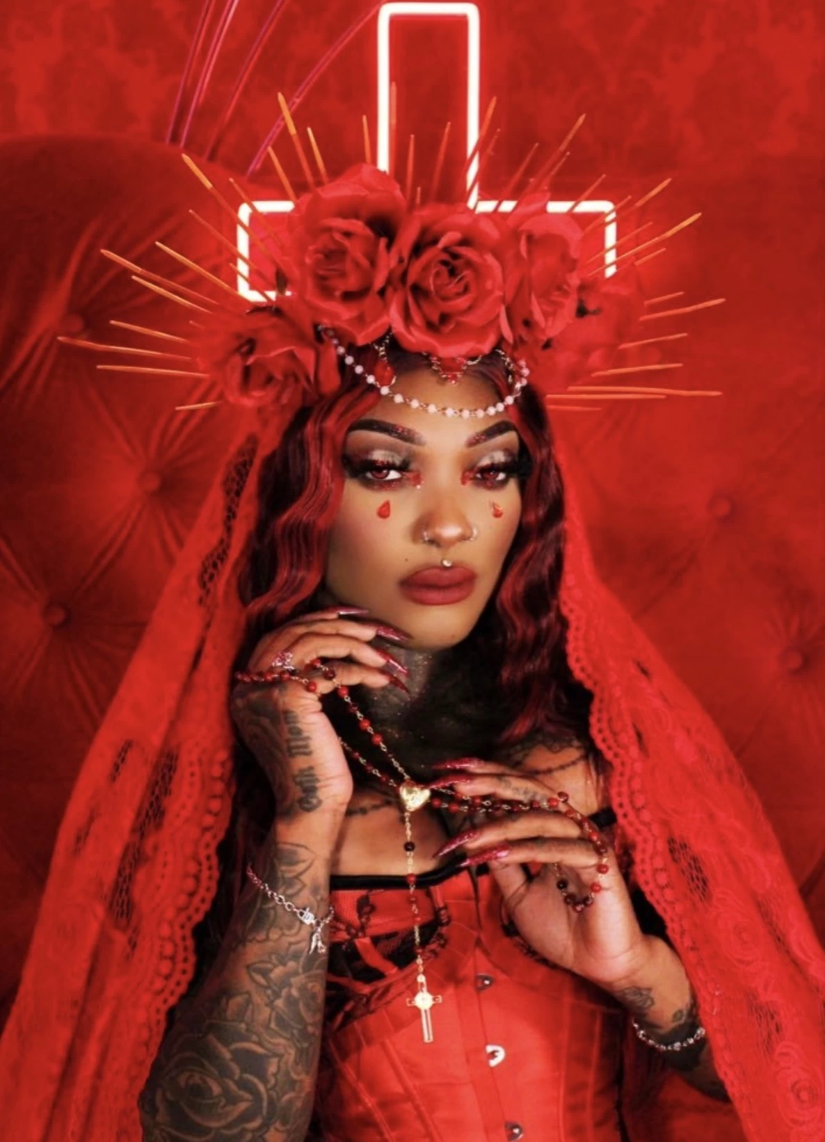 Blood Chapel - Deep Vintage Red Lipstick - Image 3