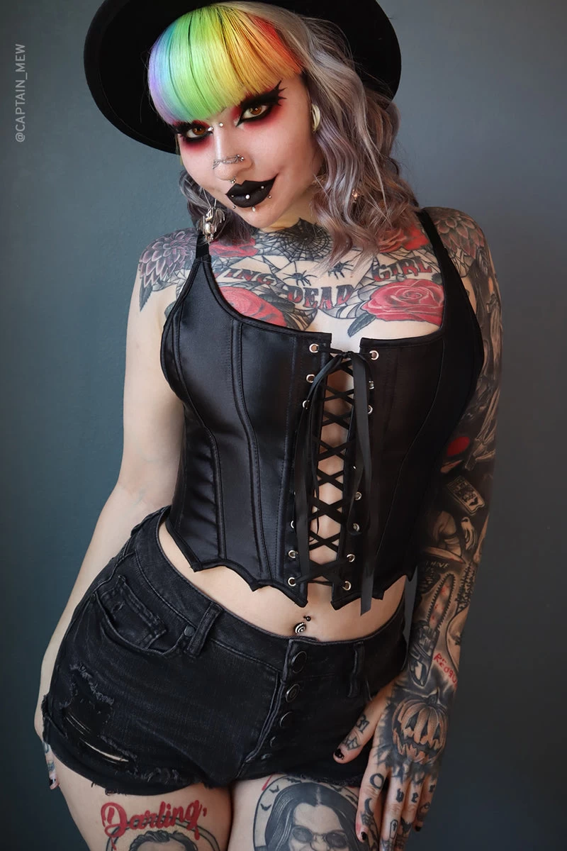 Bat Wing Corset Top - Image 2