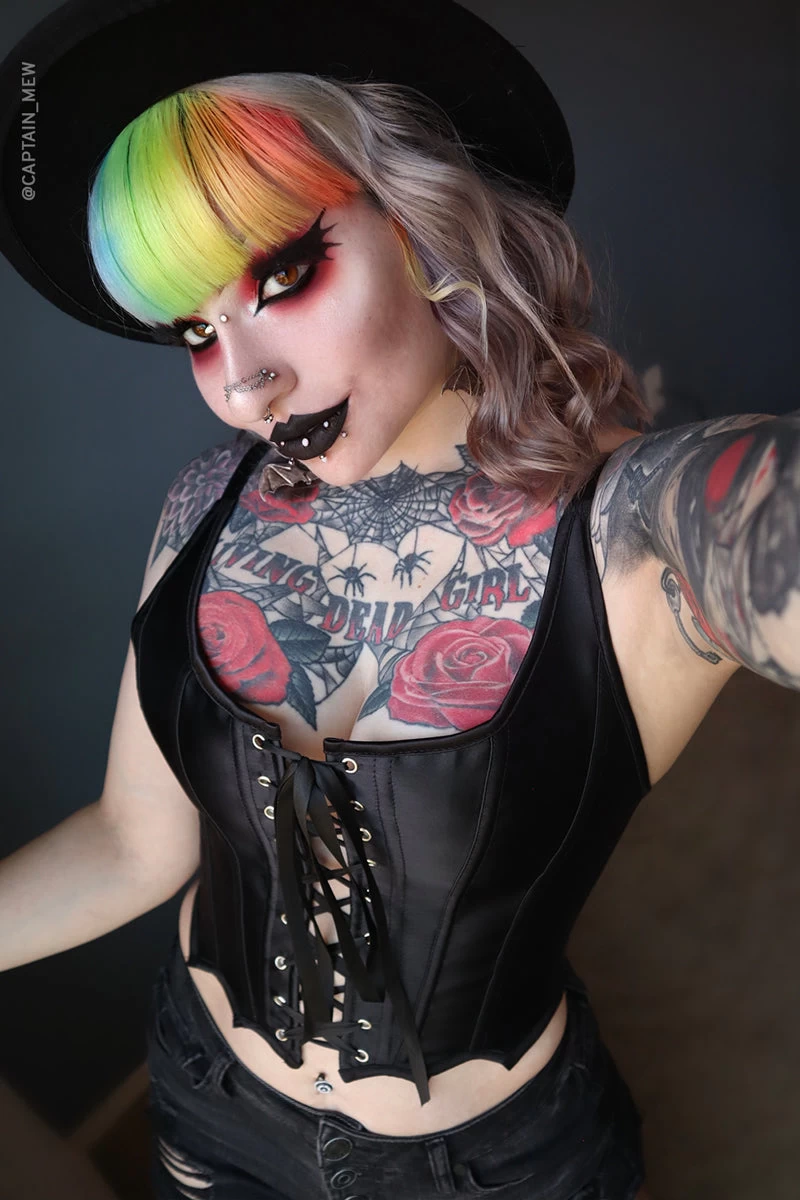 Bat Wing Corset Top - Image 8