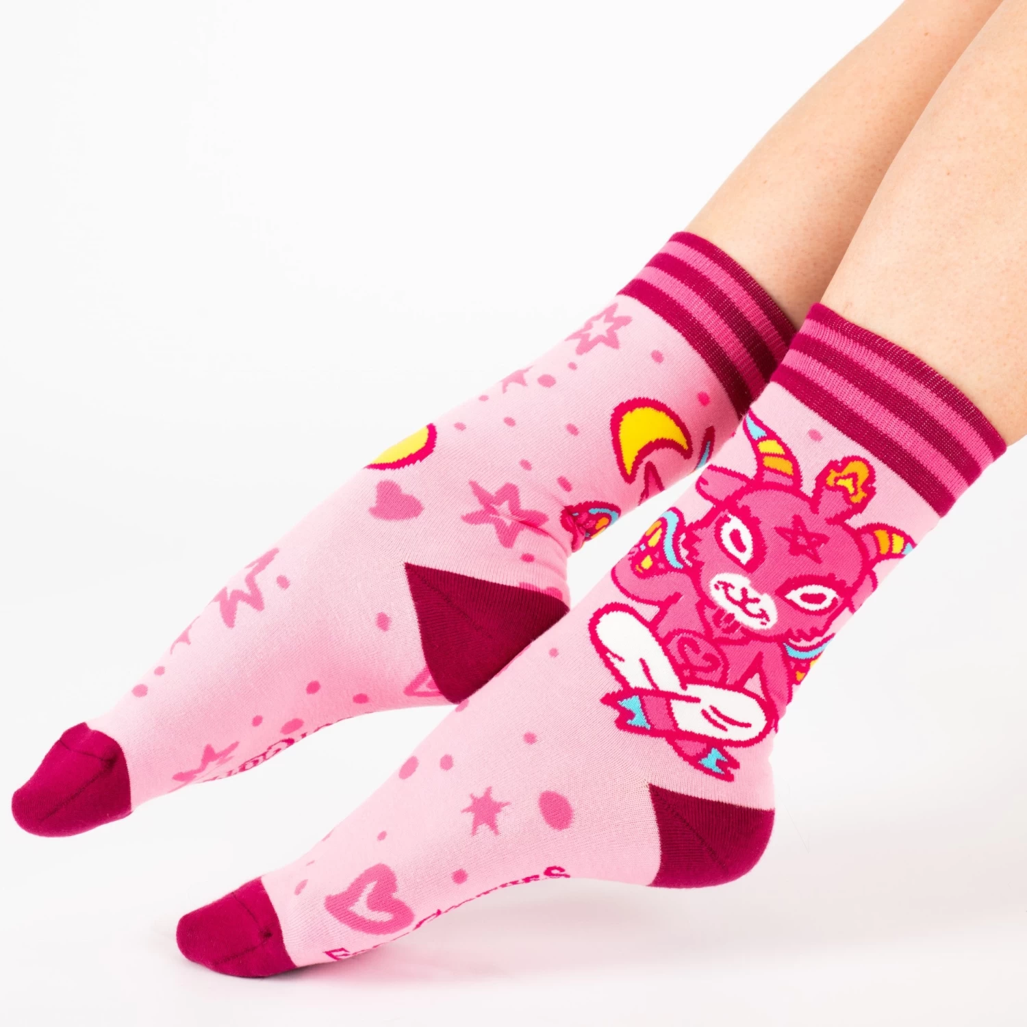 Cute Baphomet Socks - Image 5