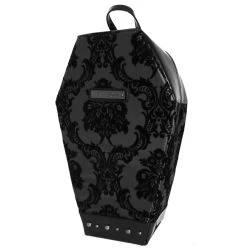 Damask Coffin Backpack In Black