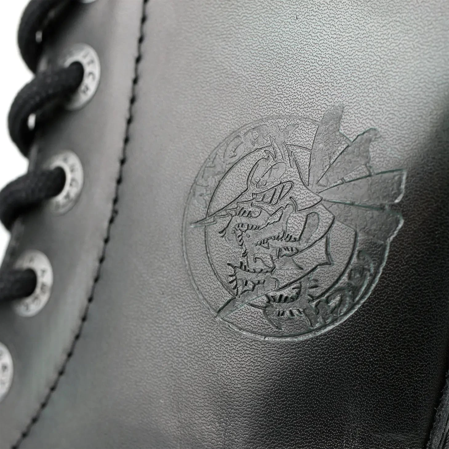 8-Hole - Dark Green Rub-Off Leather Boots - Image 7