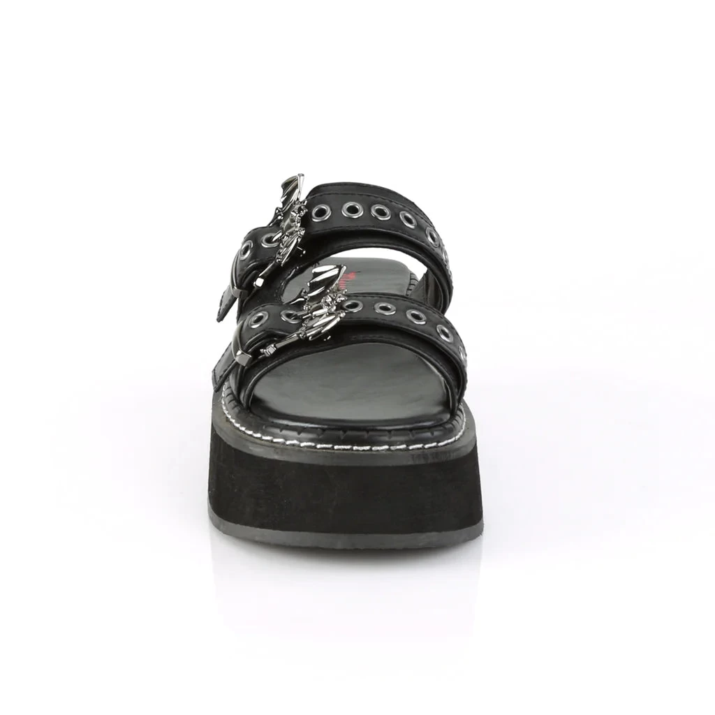 EMILY-100 Black Sandal - Image 4