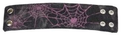 Purple Spider Net Denim Bracelet