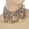 Clear Vinyl 3-Ring Hanging Chain Choker