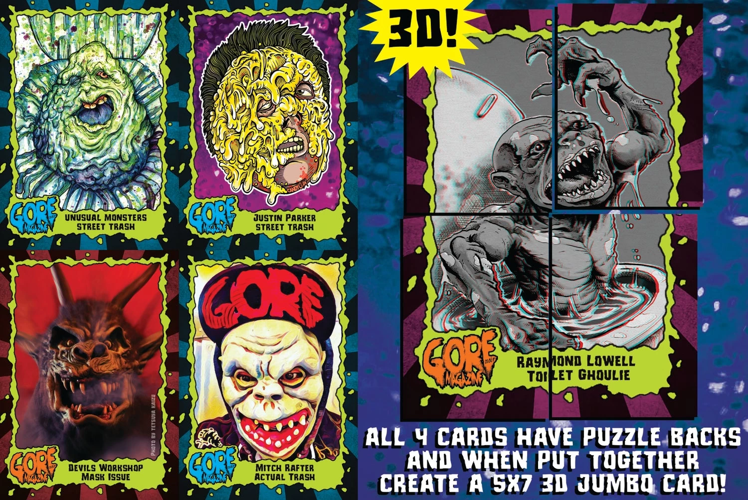 Gore Noir Magazine #17 - Ghoulies & Street Trash Toilet Issue 5x7" - Image 2