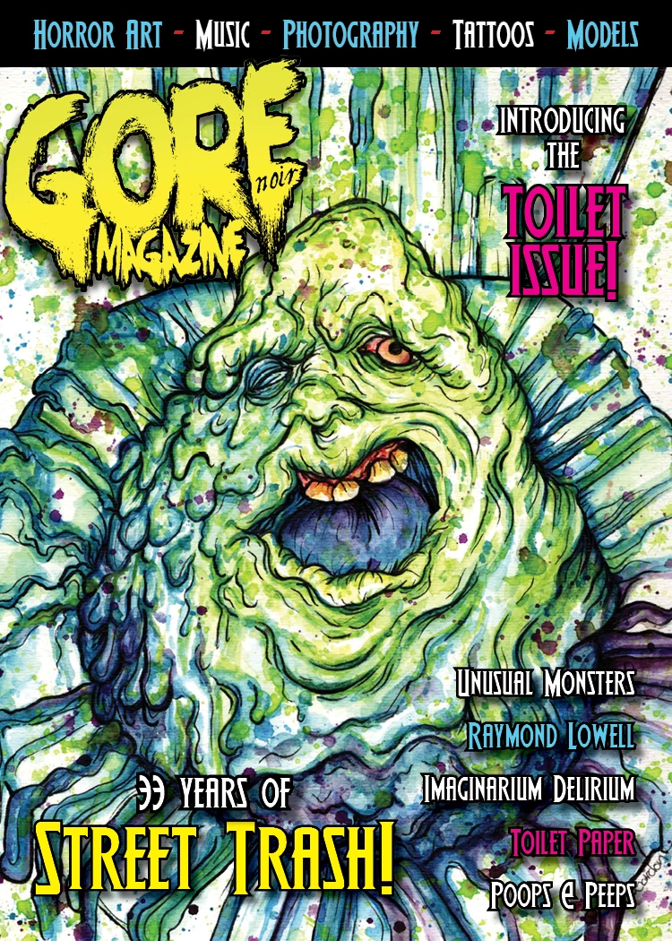 Gore Noir Magazine #17 - Ghoulies & Street Trash Toilet Issue 5x7" - Image 3