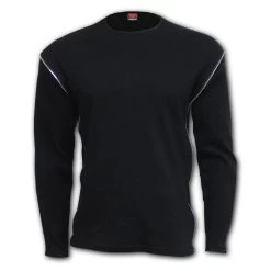 Zip Side Ribbed Gothic Longsleeve