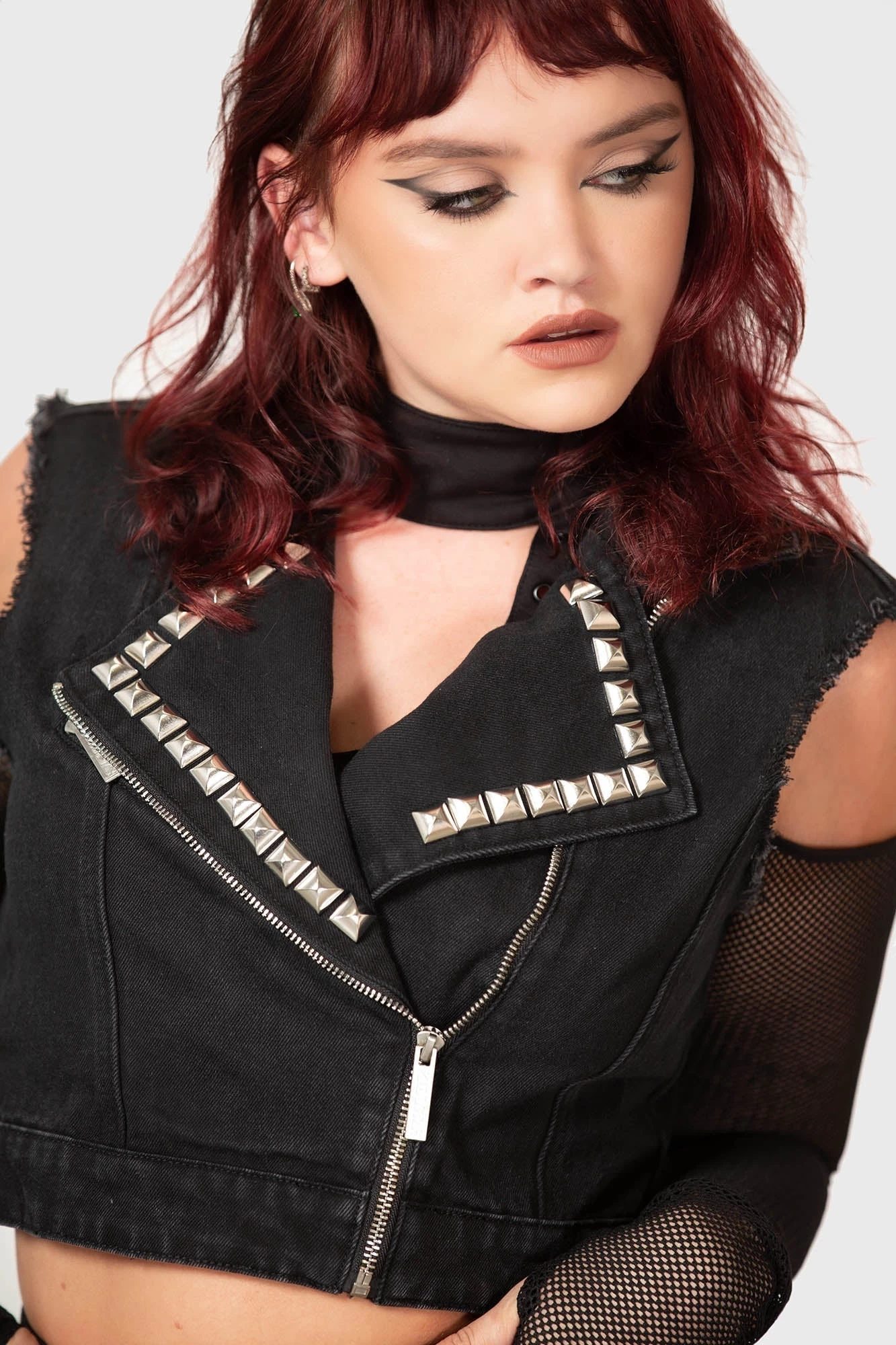 Heaven2Hell Denim Vest - Image 4