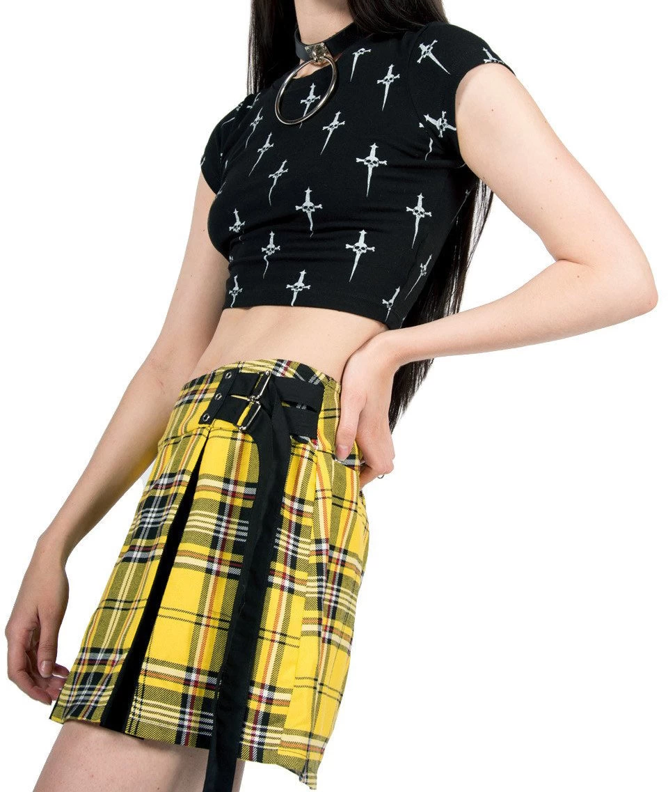 Dagger Print Baby Tee - Image 6