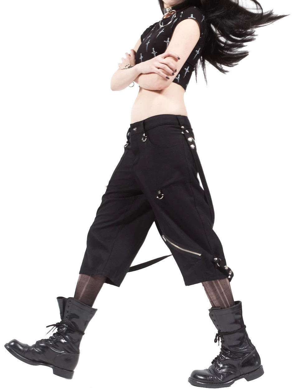 Dagger Print Baby Tee - Image 5