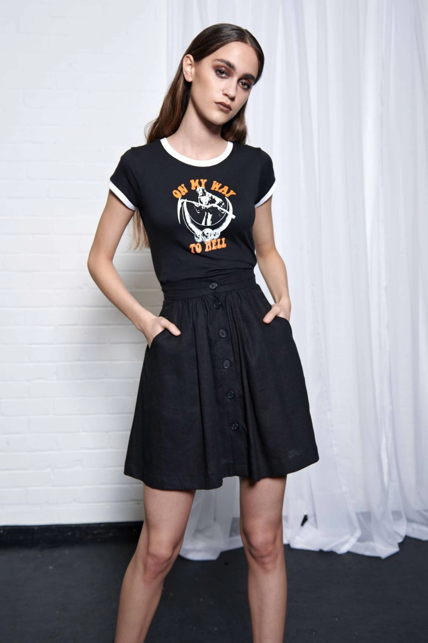 Lydia Mini Skirt - Image 4