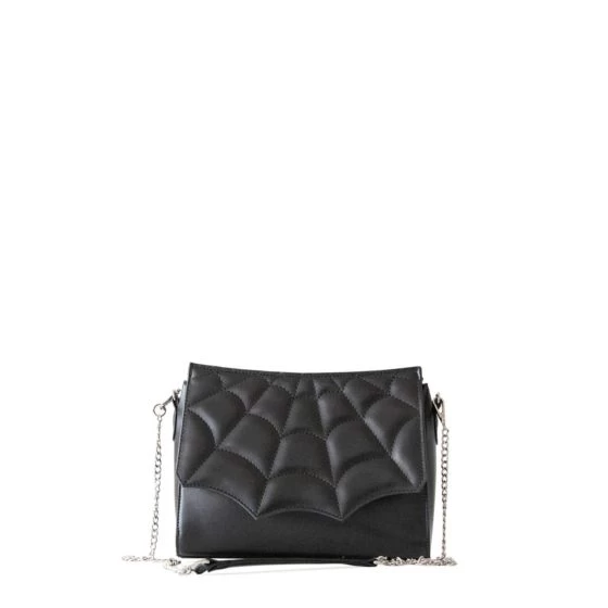 Mabris Webb Enigma Black Shoulder Bag