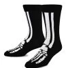 Men's Skeleton Foot Polyester Crew Socks