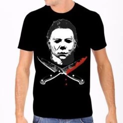 Michael Myers Cross Knives Tee