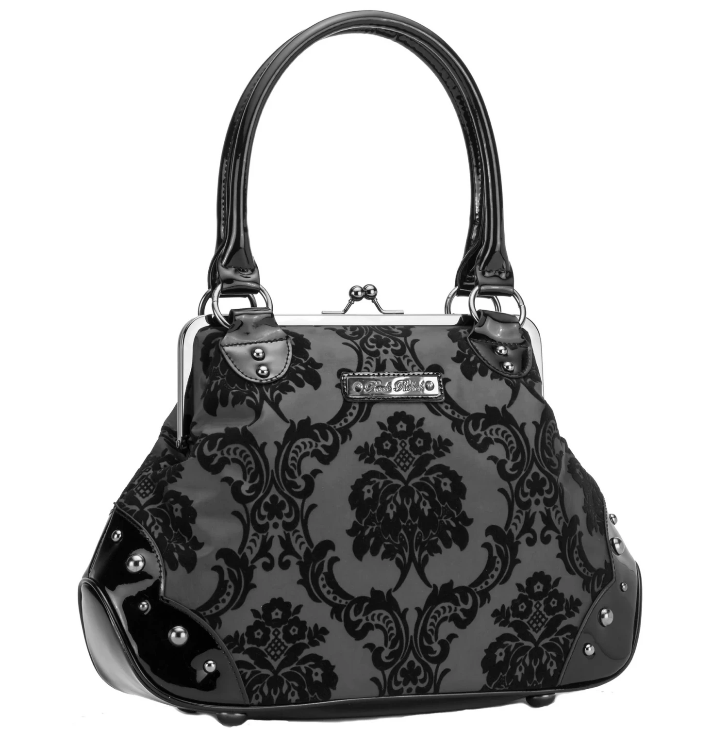 Mistress Kisslock Bag In Black