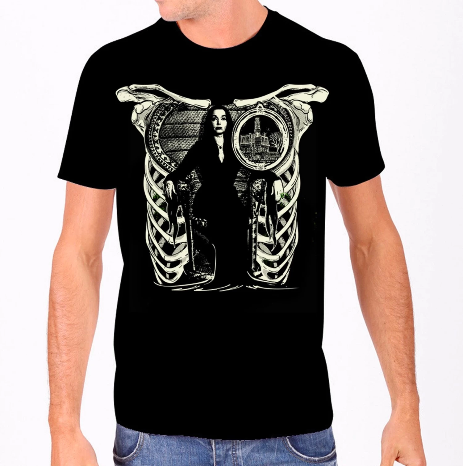 Morticia Addams Men's T-Shirt