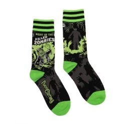 Night Of The Killer Zombies Crew Socks