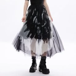 Tie Dyed Gauze Skirt