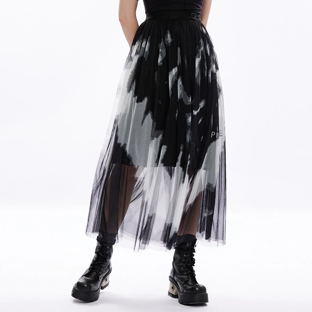 Tie Dyed Gauze Skirt - Image 2