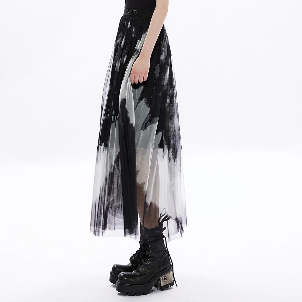 Tie Dyed Gauze Skirt - Image 3