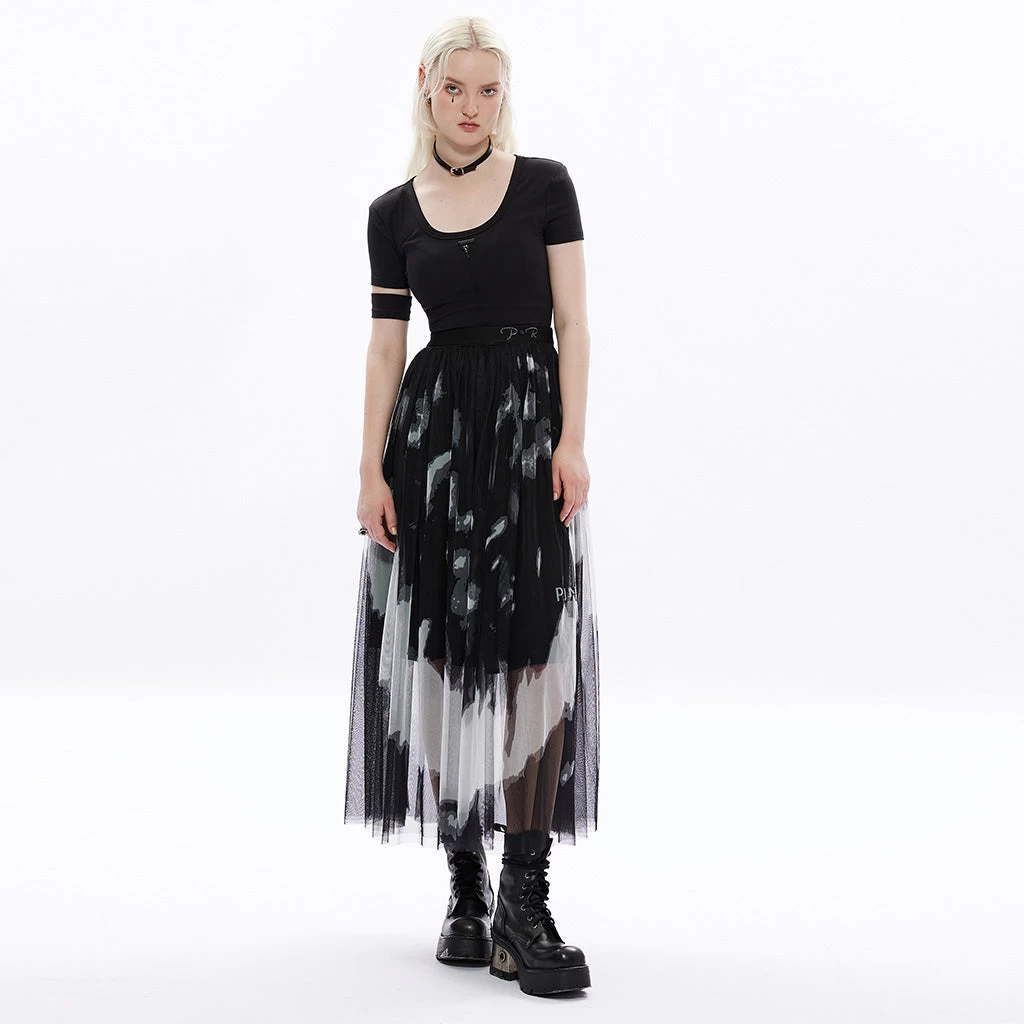 Tie Dyed Gauze Skirt - Image 4