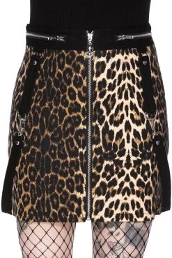 Pretty Kitty Mini Skirt - Leopard