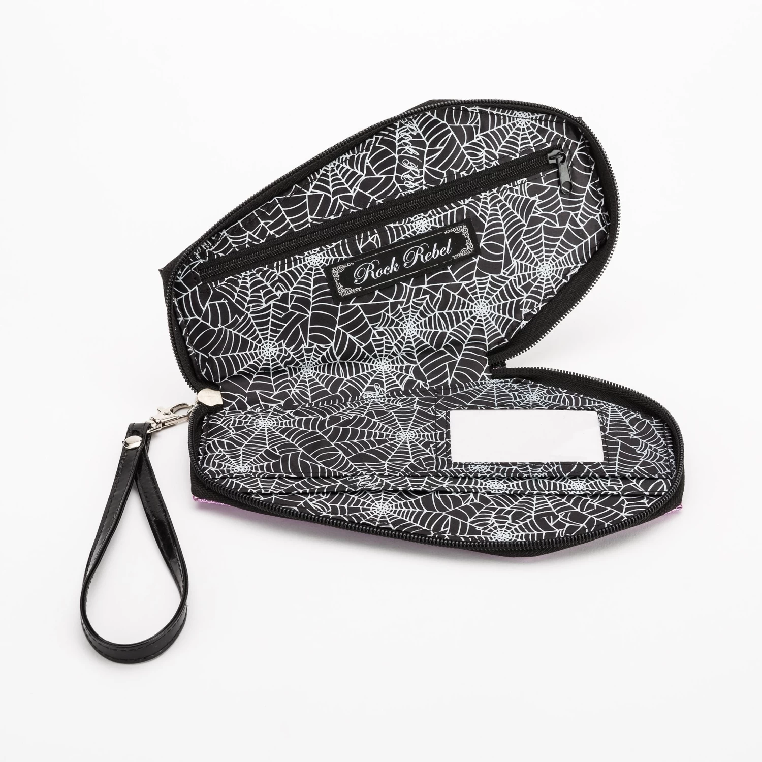 We Belong Dead Glitter Coffin Wallet - Green - Image 4