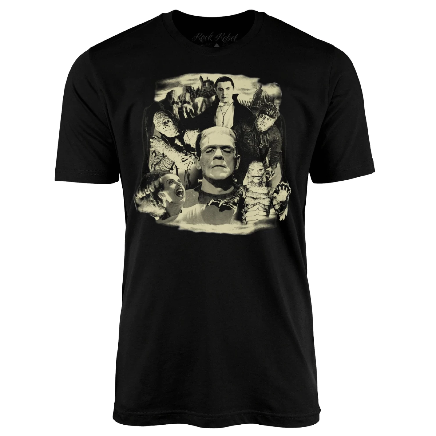 Universal Monsters Collage Unisex Tee