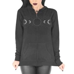 Black Moon Women's Lightweight Hoodie