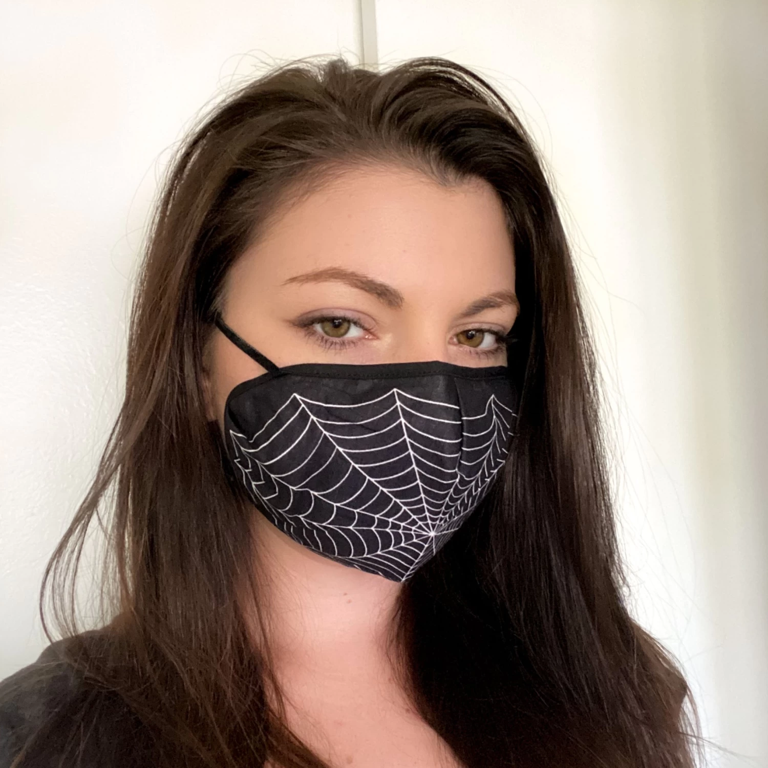 Black Spiderweb Face Mask - Image 3