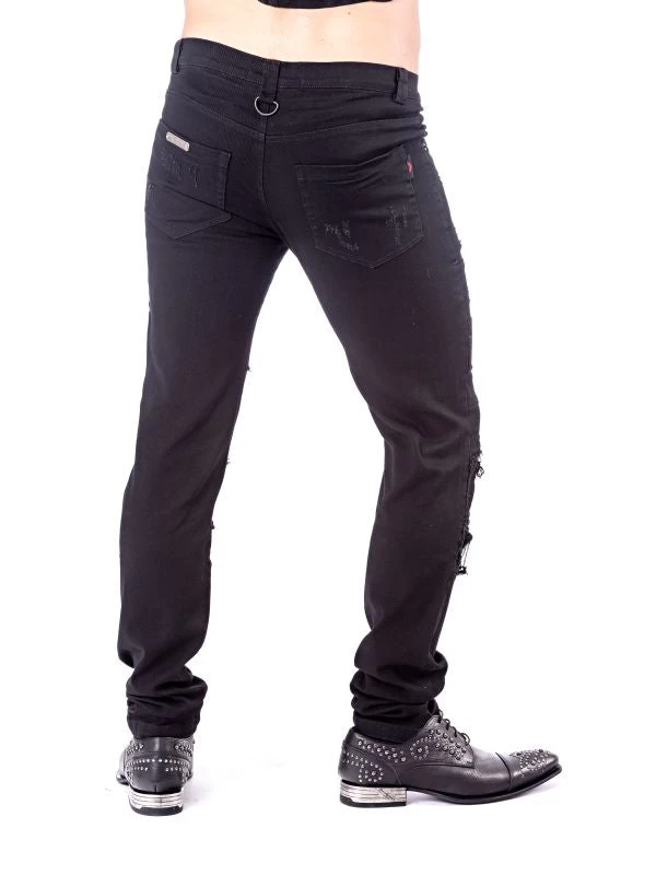 Black Pants With Slits - Image 3