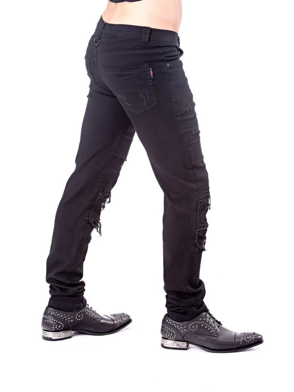 Black Pants With Slits - Image 4