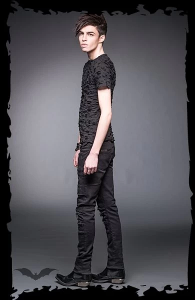 Black Pants With Slits - Image 8