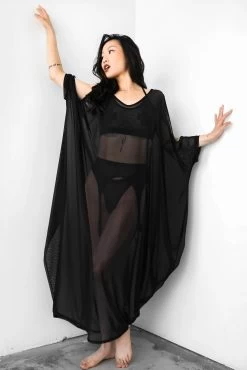 The Shadow Mesh Kaftan