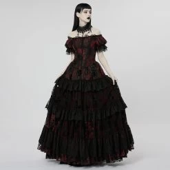 Hallowmas Gothic Lace Dress