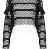 Mesh Crop Top With Straps