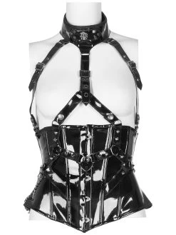 Gothic Patent Leather Corset