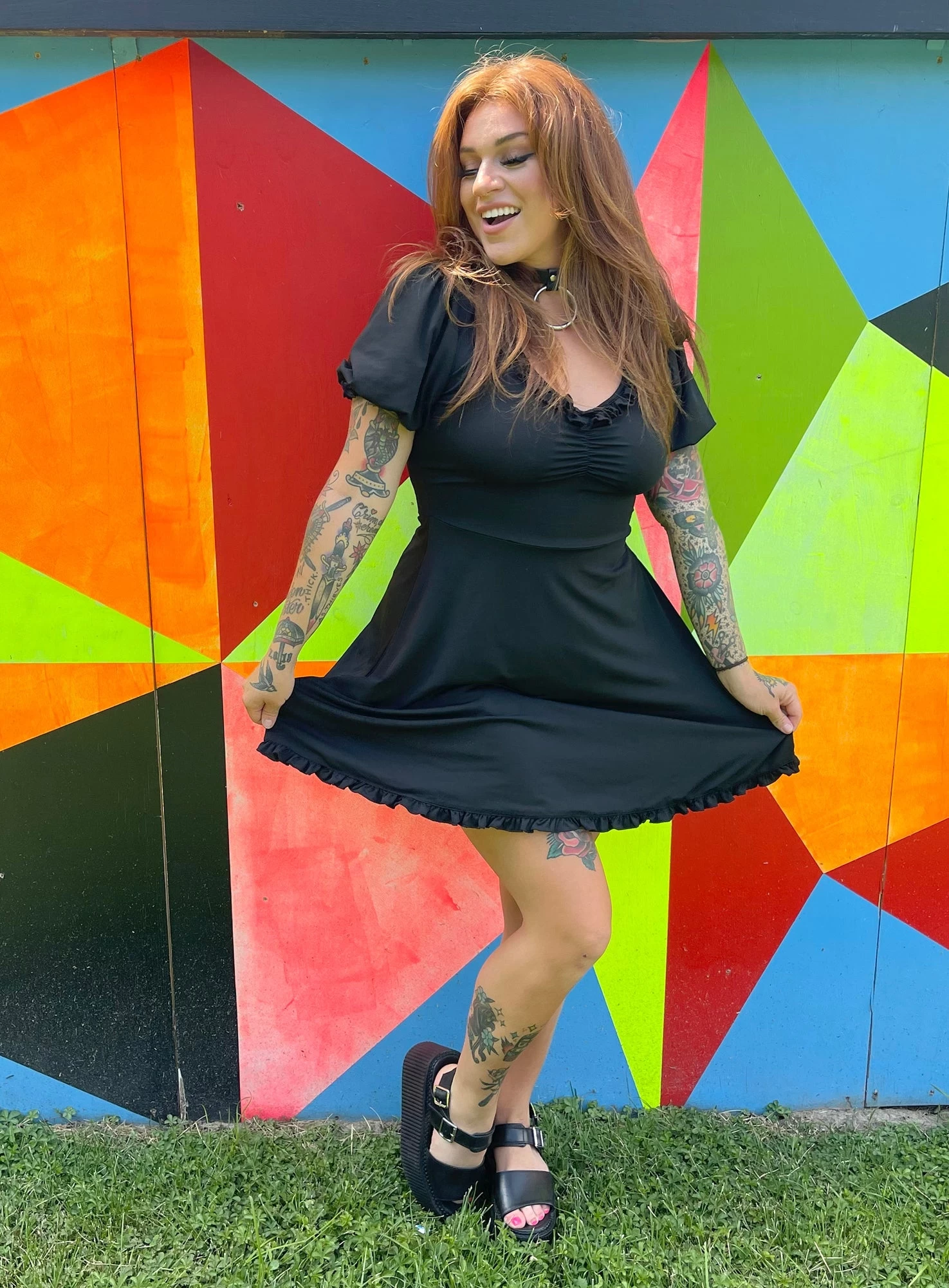 Betsy Dress - Black - Image 2