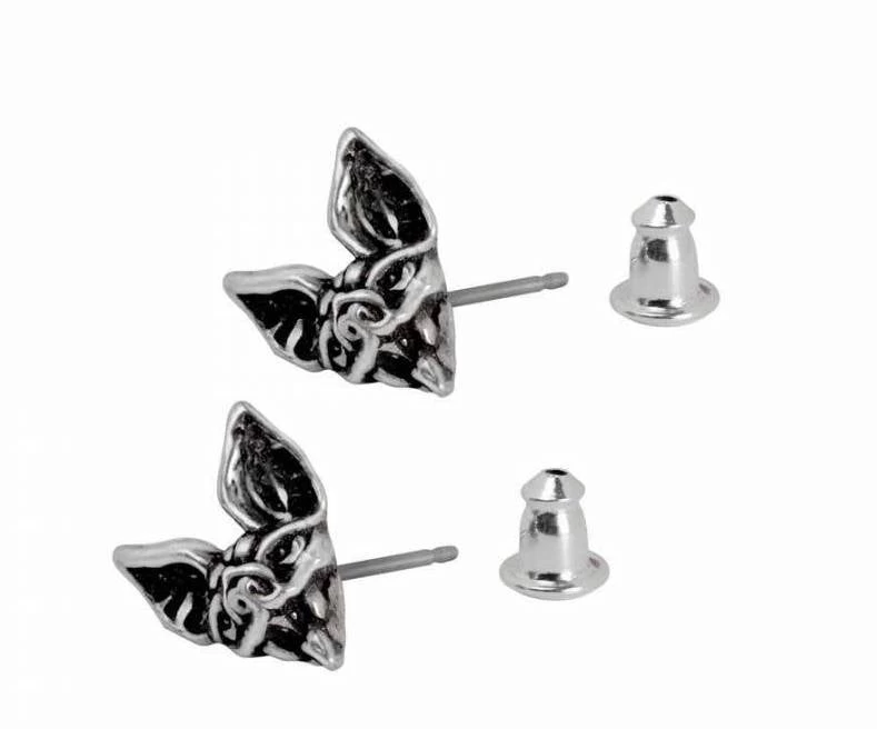 Cauchemar - Bat Stud Earrings - Image 2