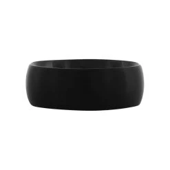 Plain Plated Black Matte Ring