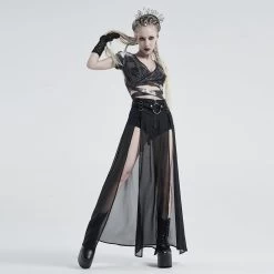 Raising Hell Skirt - Matte Black