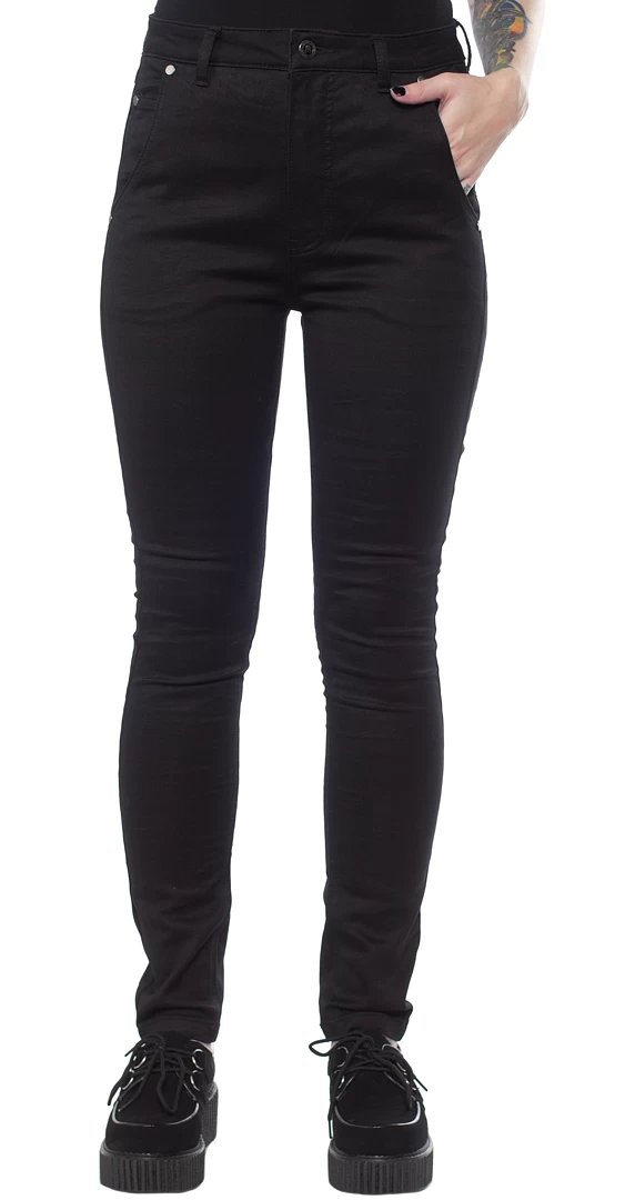 5 Pocket Stretch Pants Black